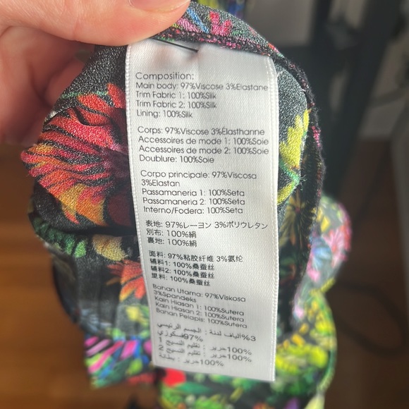 3.1 Phillip Lim floral colorful plisse dress - Picture 9 of 16